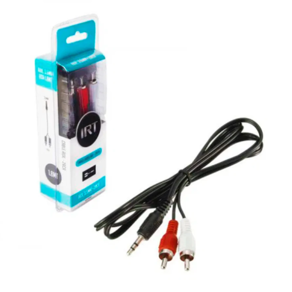 Cable Plug 3.5 A 2 Rca Video IRT