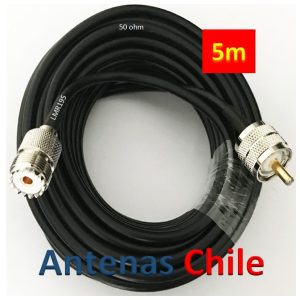 Cable Coaxial Pl259 so239 5m