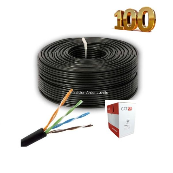 Rollo 100m cobre UTP Cat5e