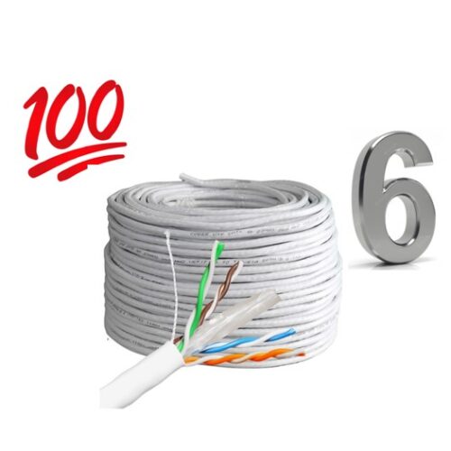 Rollo 100m aleación UTP cat6