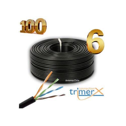 Rollo cat6 UTP cobre 100m Trimerx
