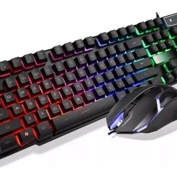 Teclado Gamer y mouse retroiluminado USB