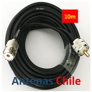Cable Coaxial Pl259 so239 10m