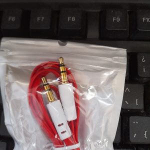 Cable Plug 3.5 M-M (rojo y Azul)