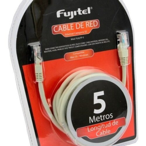 Patch coord cat5e 5m Fujitel