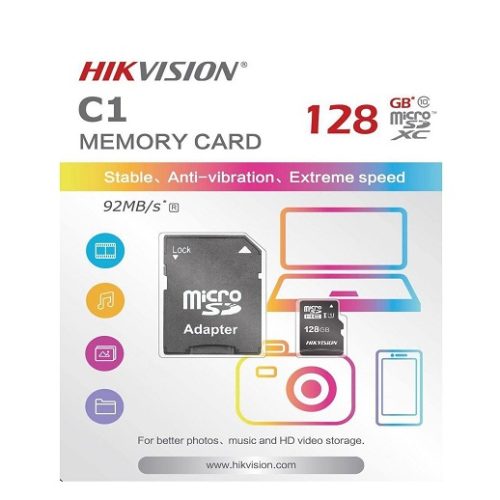 Memoria Hikvision micro SD 128g clase 10