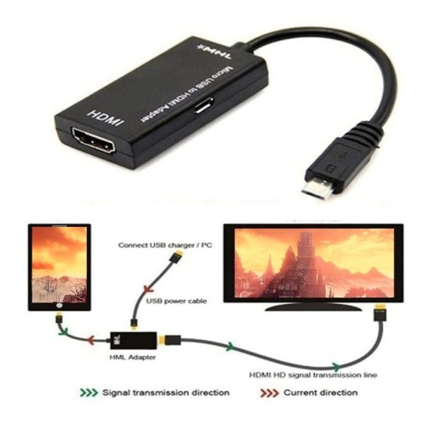 Hdmi Mhl Adaptador para ver del celular al TV