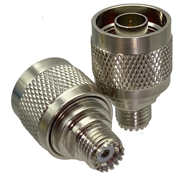 Conector N macho a conector hembra mini uhf