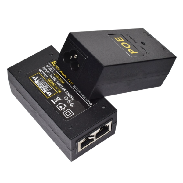 Inyector Poe 24v 1a 24w Con Cable Energía