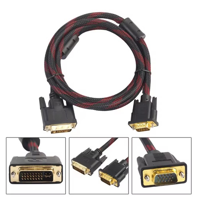 Cable Adaptador Vga M Dvi M 24+5 - Imagen 3