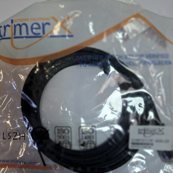 Patch Coord Trimerx 2m cat6 Negro