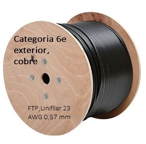 Cable FTP Exterior cat6 100 % Cobre