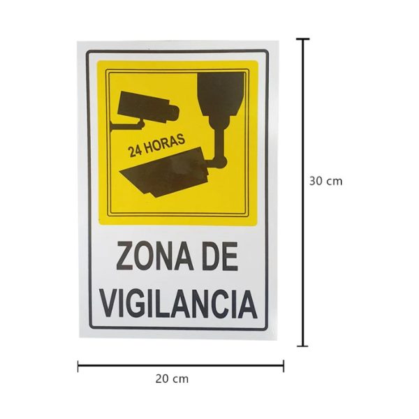 Cartel disuasivo Señal Etica cctv