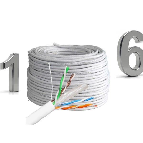 x Metro cat6 UTP blanco o gris