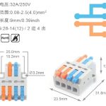 Conector dc unión rapida