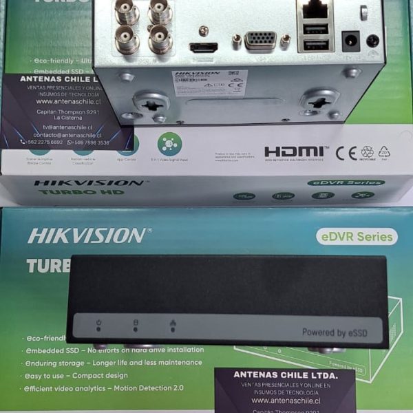 eDVR Con disco ssd 4 canales