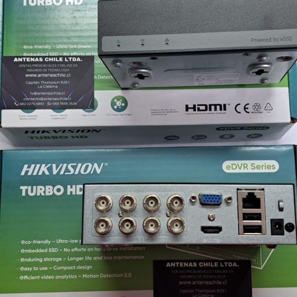 eDVR Con disco ssd 8 canales