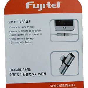 Cable Adaptador Fujitel Lightning A 3.5 Mm iPhone