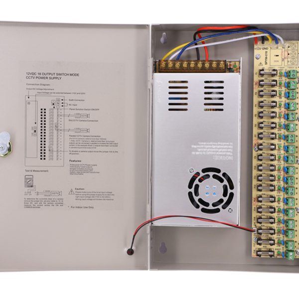 Gabinete DC cámaras 1×18 20a