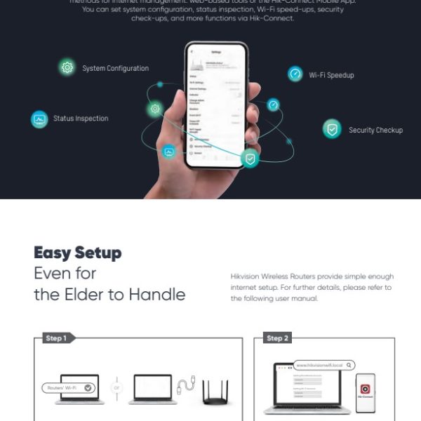Router Inalámbrico 300Mbps Hikvision