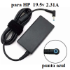Cargador de notebook 19.5v 2.31A HP Punta azul
