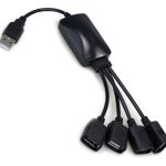 Hub Usb 2.0 Con 4 Puertos USB