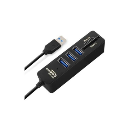 Hub Adaptador USB x3+TF+SD