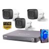 Kit 3 Cámaras Hikvision 1080 FHD Disco 1T