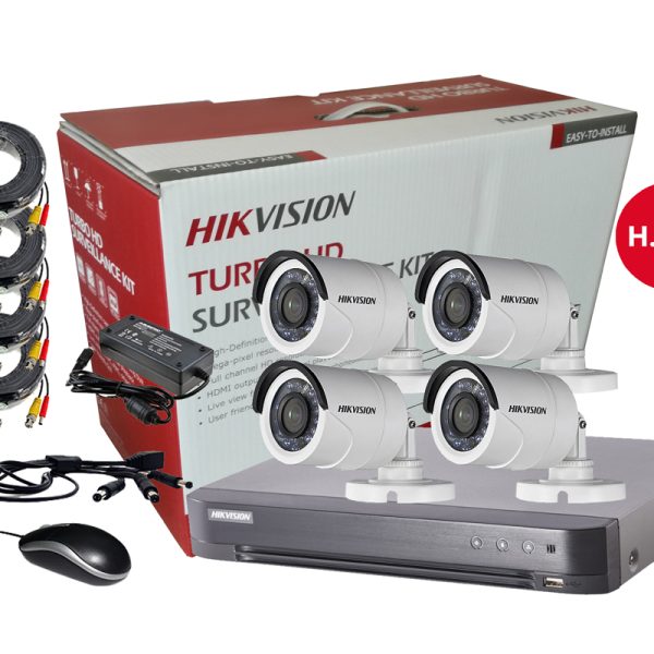 Kit 4 Cámaras Hikvision 1080p Disco 1 Tera