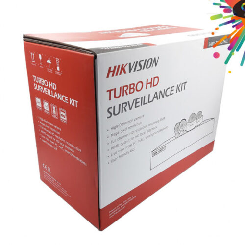 Kit 4 Cámaras Hikvsion ColorVu