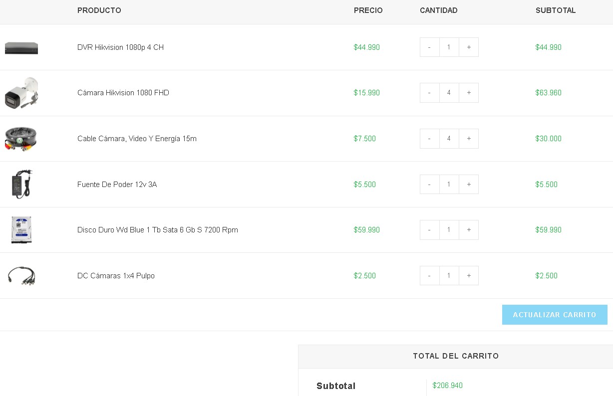 Kit 4 Cámaras Hikvision 1080p Disco 1T - Imagen 7