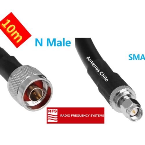 Coaxial Lmr400 10 metros Sma M a N Macho