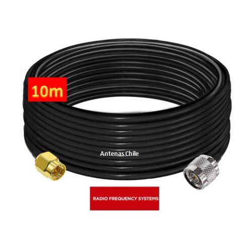 Cable Sma macho a N macho 10m