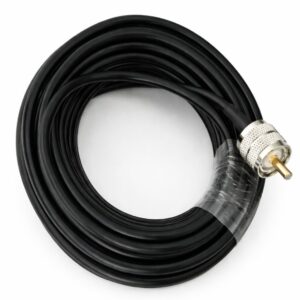 Cable Coaxial Pl259 en 1 extremo 6m