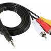 Cable 3 Rca Macho A Jack 3.5 - Imagen 2