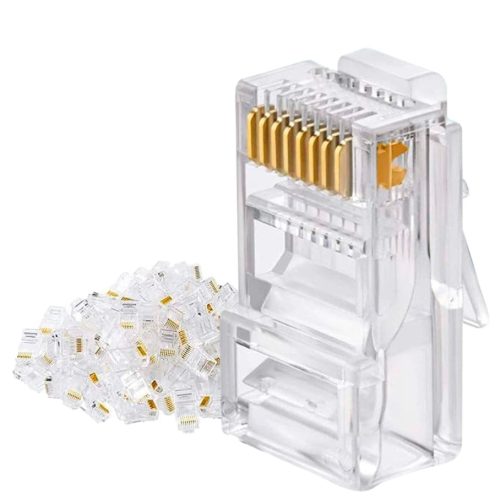 Conector rj45 cat 6 100u