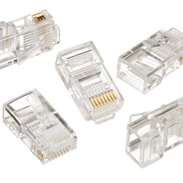 Conector rj45 cat5 10u