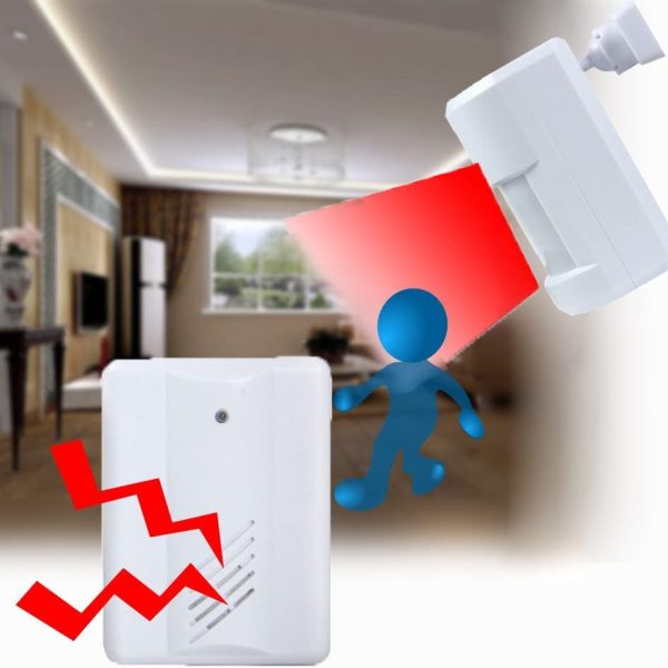 Sensor infrarrojo 200m Timbre inalámbrico