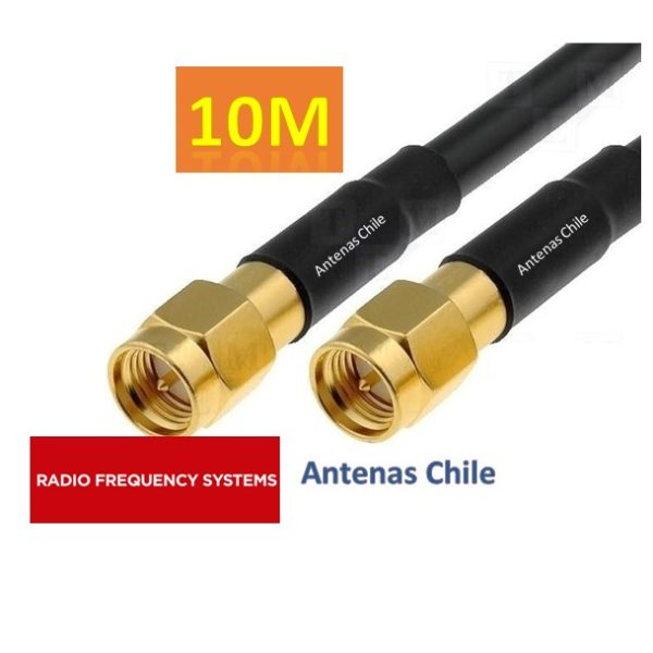 Cable Sma macho a sma macho 10m