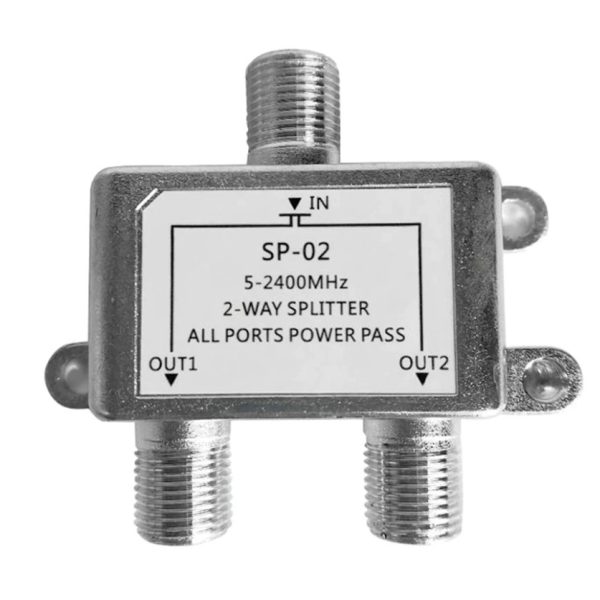 Splitter Coaxial Televisión Satelital