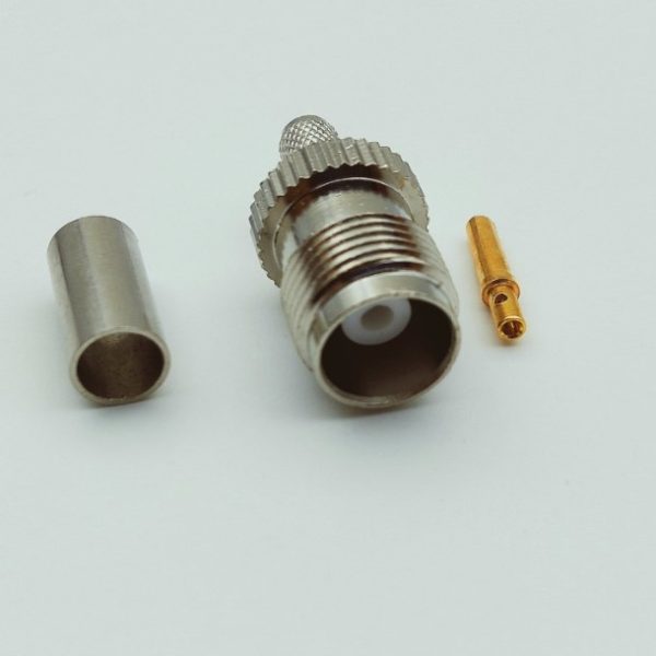 Conector TNC Crimp RG58 LMR195 H
