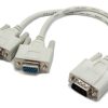 Cable Vga Y Splitter Adaptador 2 Salidas 1 Entrada Duplica
