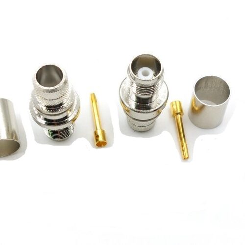 Conector TNC Hembra Crimp RG8 LMR400