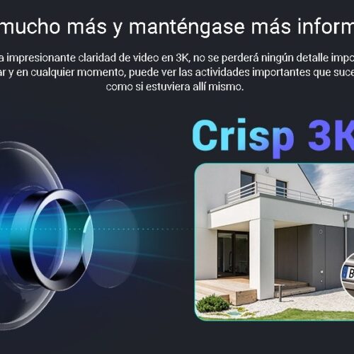 Cámara Ip Wifi audio 3K 5M