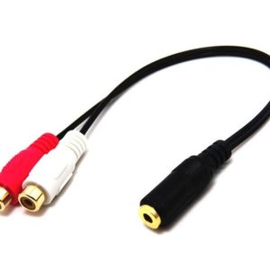 Cable Plus 3.5 Hembra a RCA Hembra