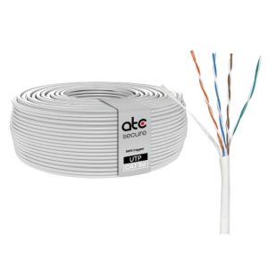 Cable UTP Cat5e cca Blanco 100MT