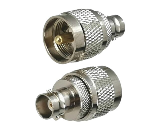 Conector Adaptador PL259 a BNC Hembra