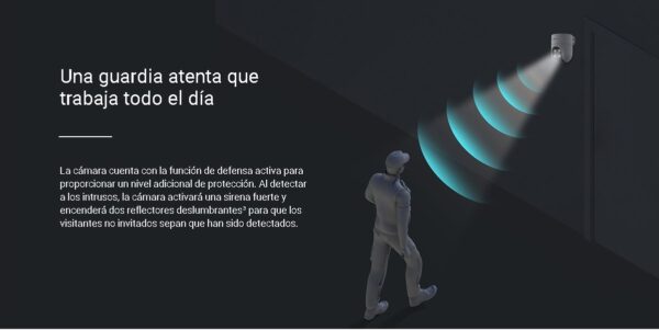 Cámara PT Wi-Fi Ezviz H8C Pro 2K IA con Audio - Imagen 4
