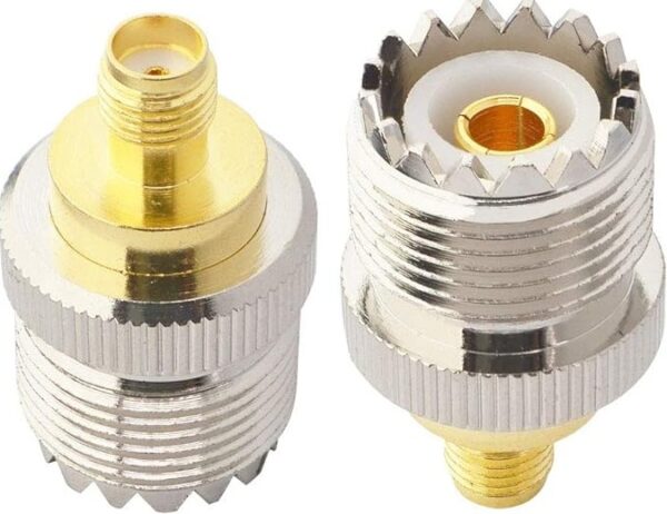 Adaptador Coaxial SO-239 Hembra a SMA Hembra RF - Imagen 2