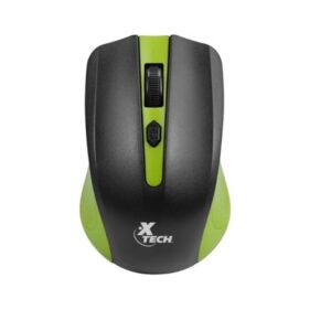 Mouse inalámbrico 1600DPI 4 botones Verde Xtech